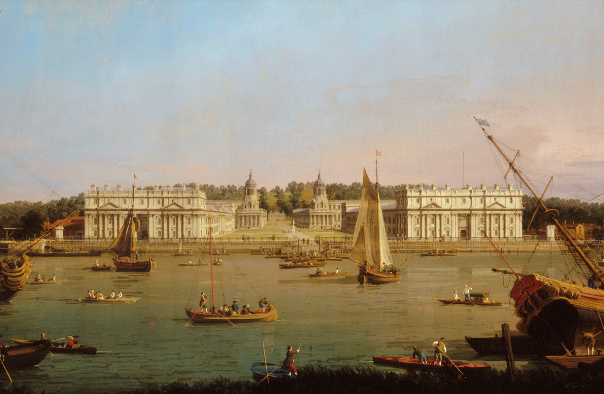 Canaletto’s view of Greenwich Hospital and the Queen’s House | Visit