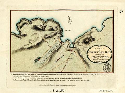 A plan of Fishguard Bay | Royal Museums Greenwich Blog