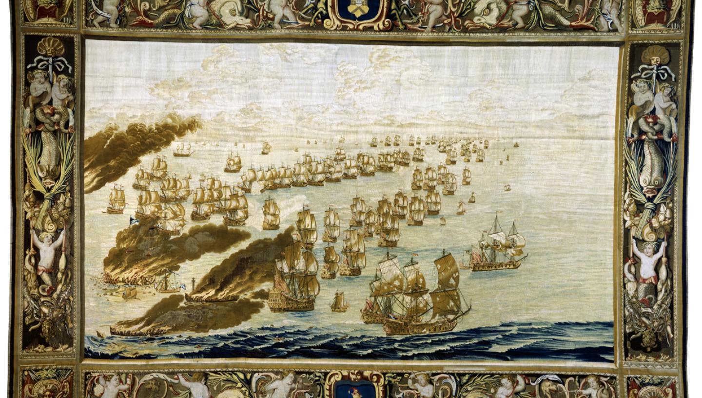 The Solebay Tapestry  History of van de Velde's epic artwork