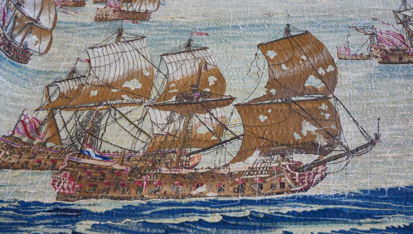 Tapestry conservation: how the historic Solebay tapestry is conserved