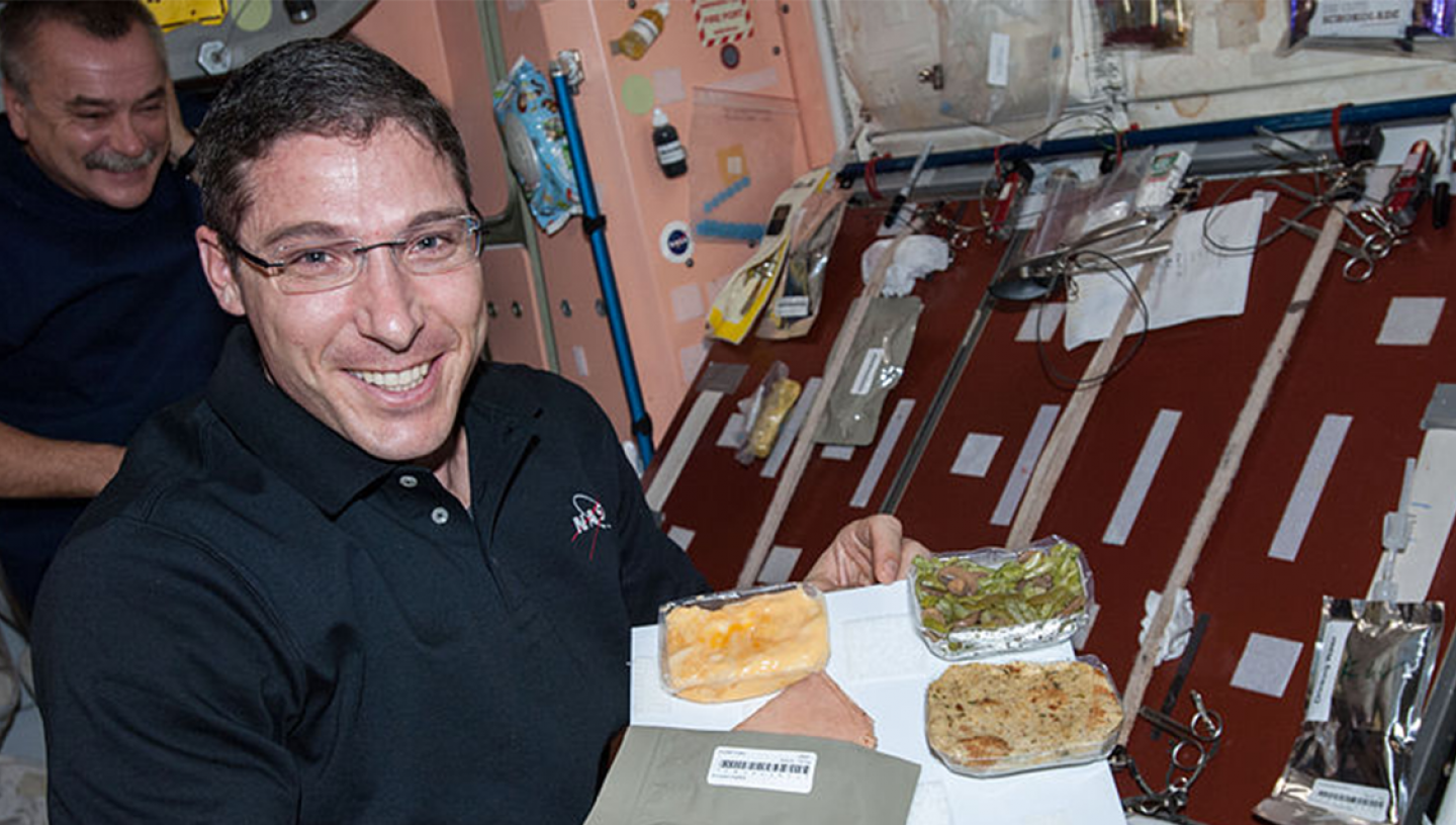 What do astronauts eat in space?
