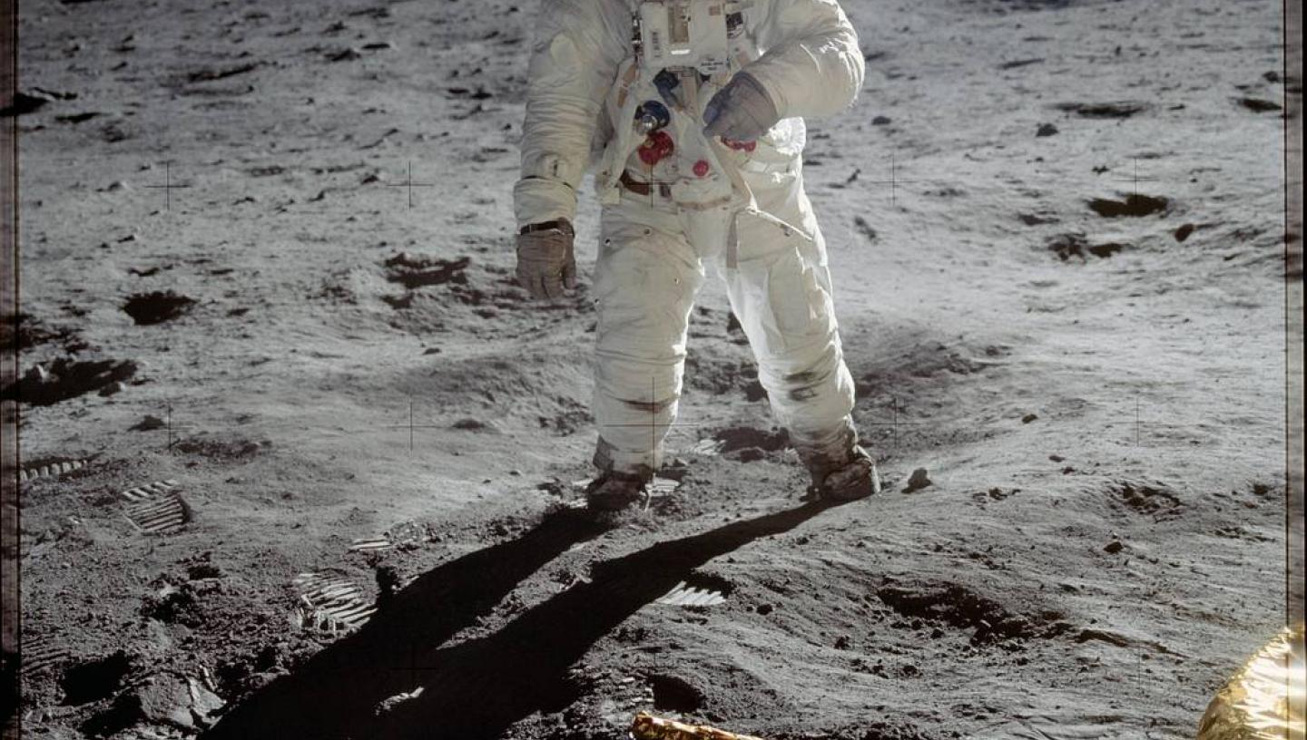 the first astronaut on moon