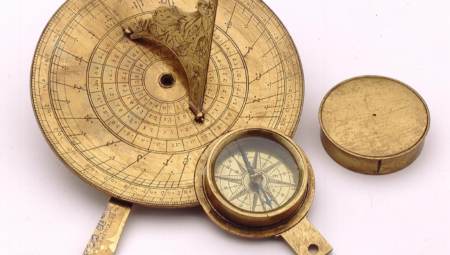 Brass Sundial and Compass – National Archives Store