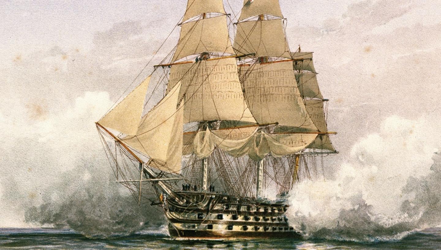 hms victory at sea