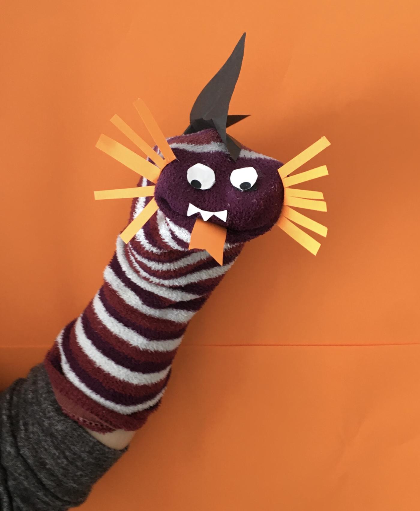 How To Make A Sea Monster Sock Puppet Royal Museums Greenwich