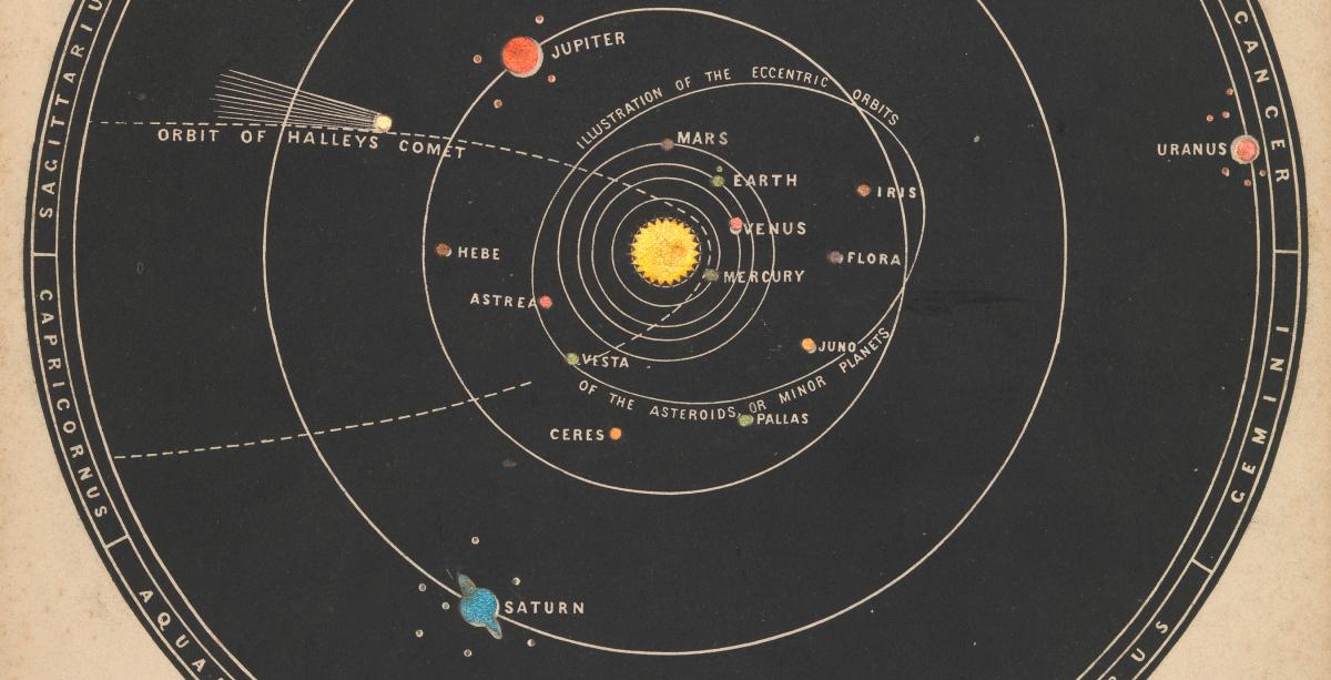 the sun in the center of the solar system