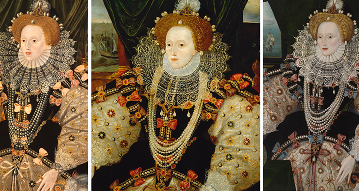 Seeing the three Armada Portraits together at the Queen's House