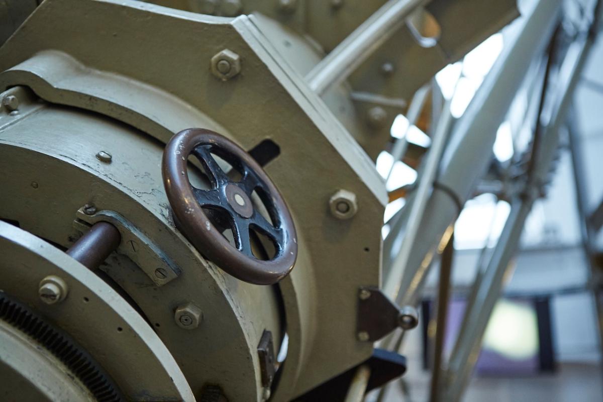 Close-up view of the Great Equatorial Telescope