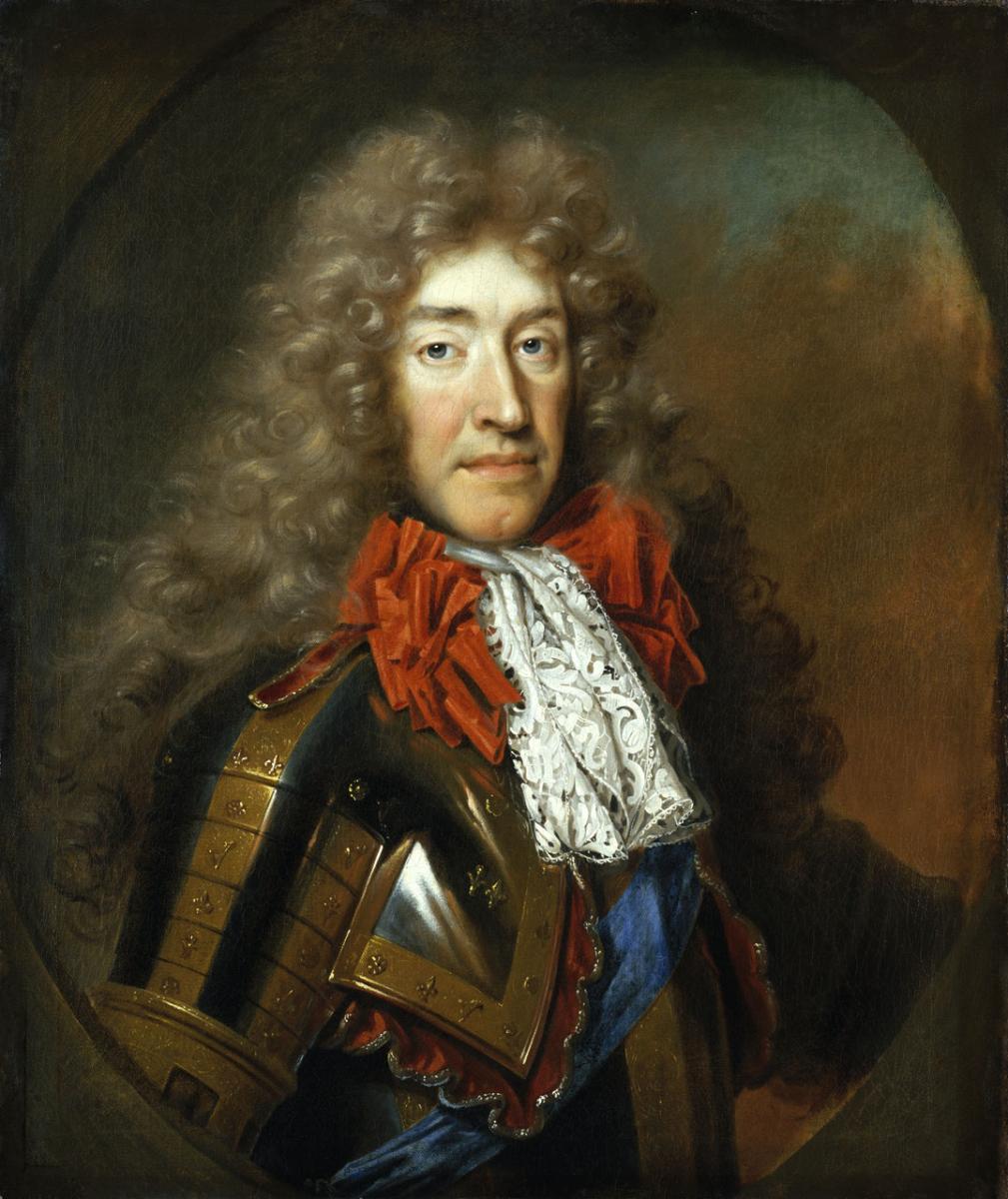 Painting of James II wearing opulent robes