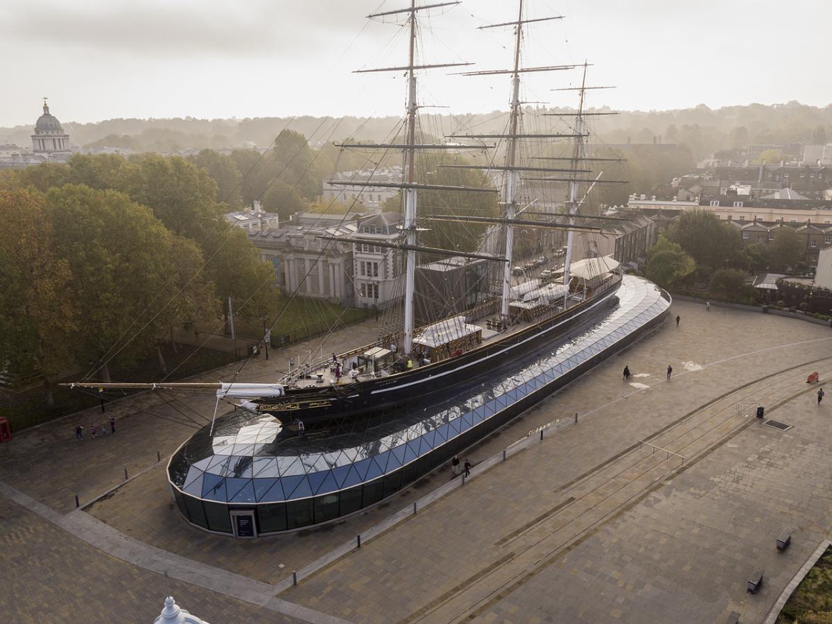 View of the Cutty Sark