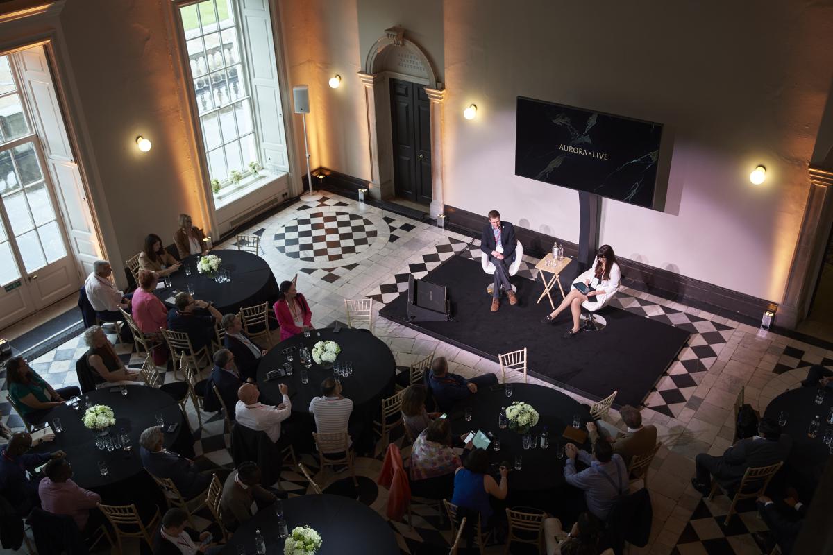 Conference set up with Management Events in Queen's House