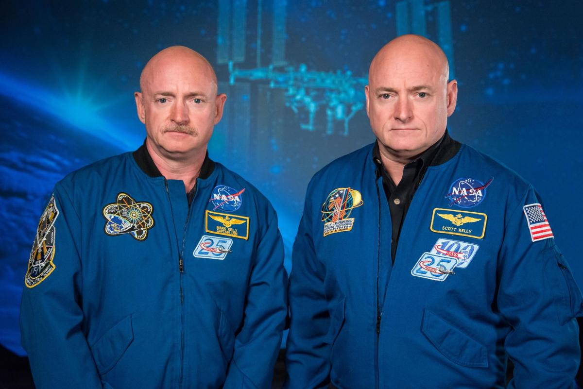 Astronaut twins Mark (left) and Scott (right) Kelly, participants in the NASA Twins study