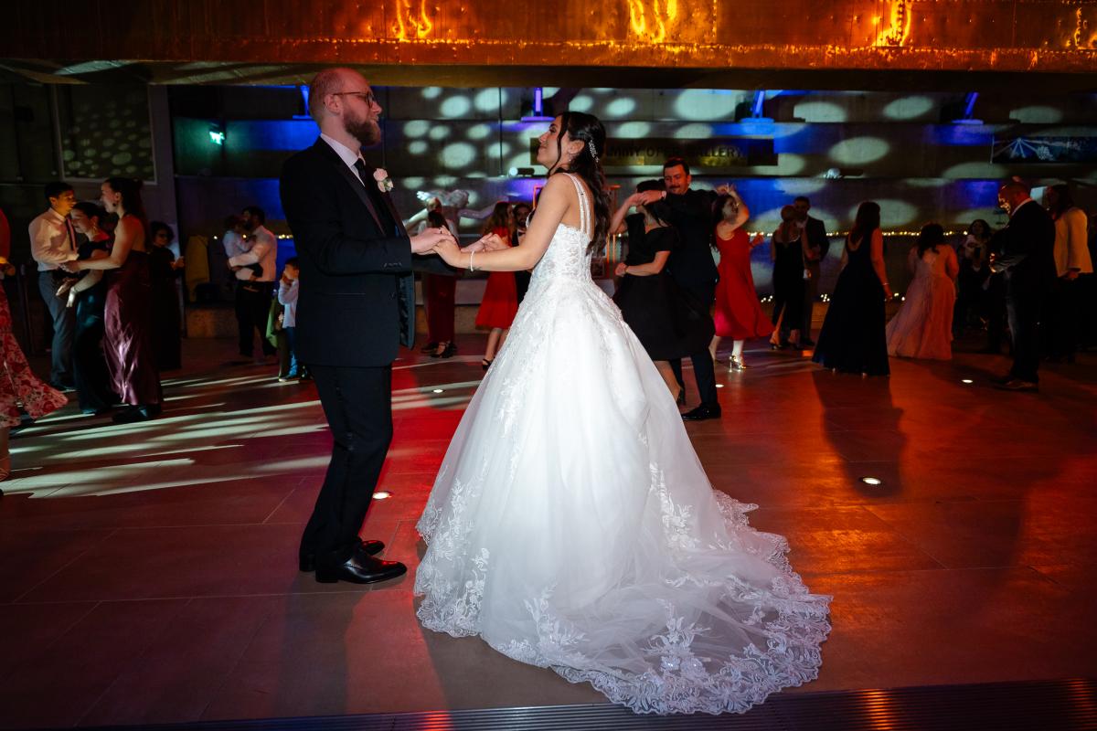 Dina and Krzysztof  first dance in dry berth