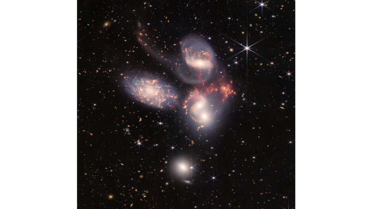 Stephan's quintet- 5 galaxies