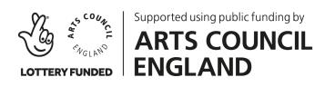 Lottery Funded Arts Council England logo