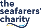 Logo of The Seafarers' Charity, spelling out the name of the charity in dark blue lower case letters
