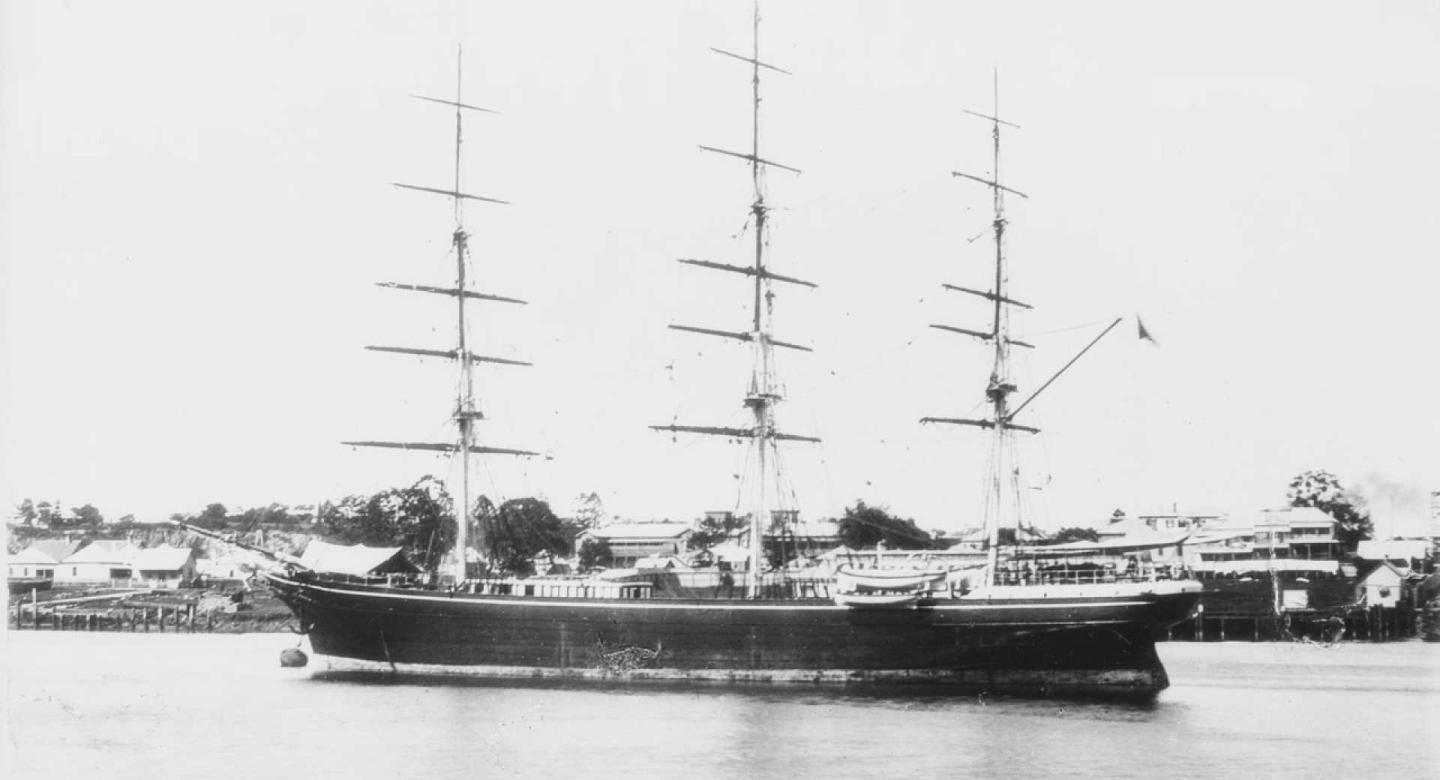 Cutty Sark at sea