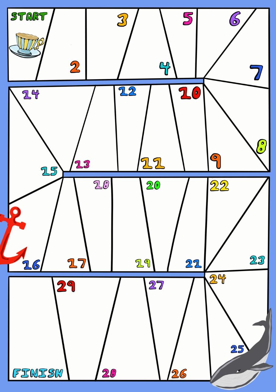 Board game design The Great Tea Race