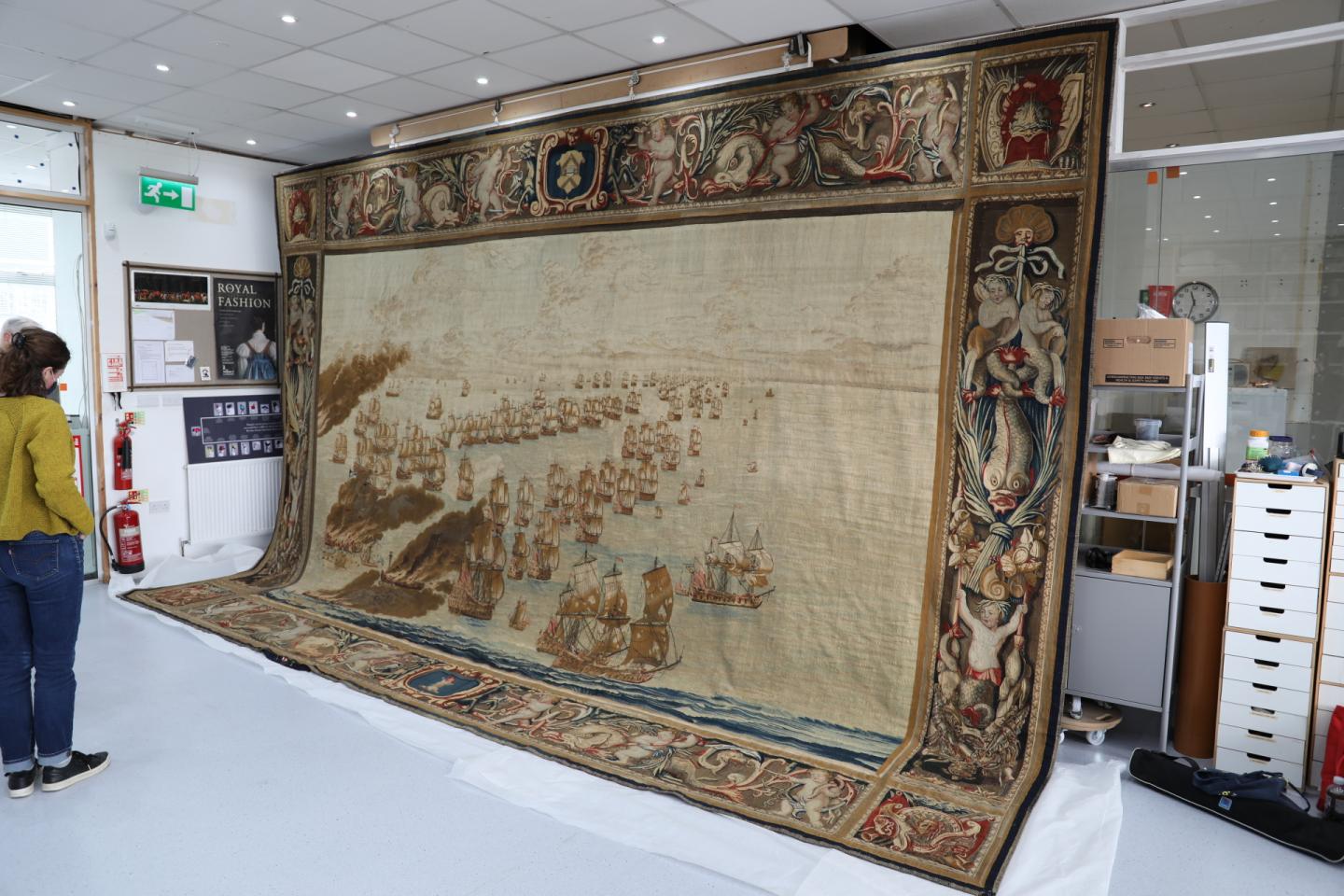 The Solebay Tapestry  History of van de Velde's epic artwork