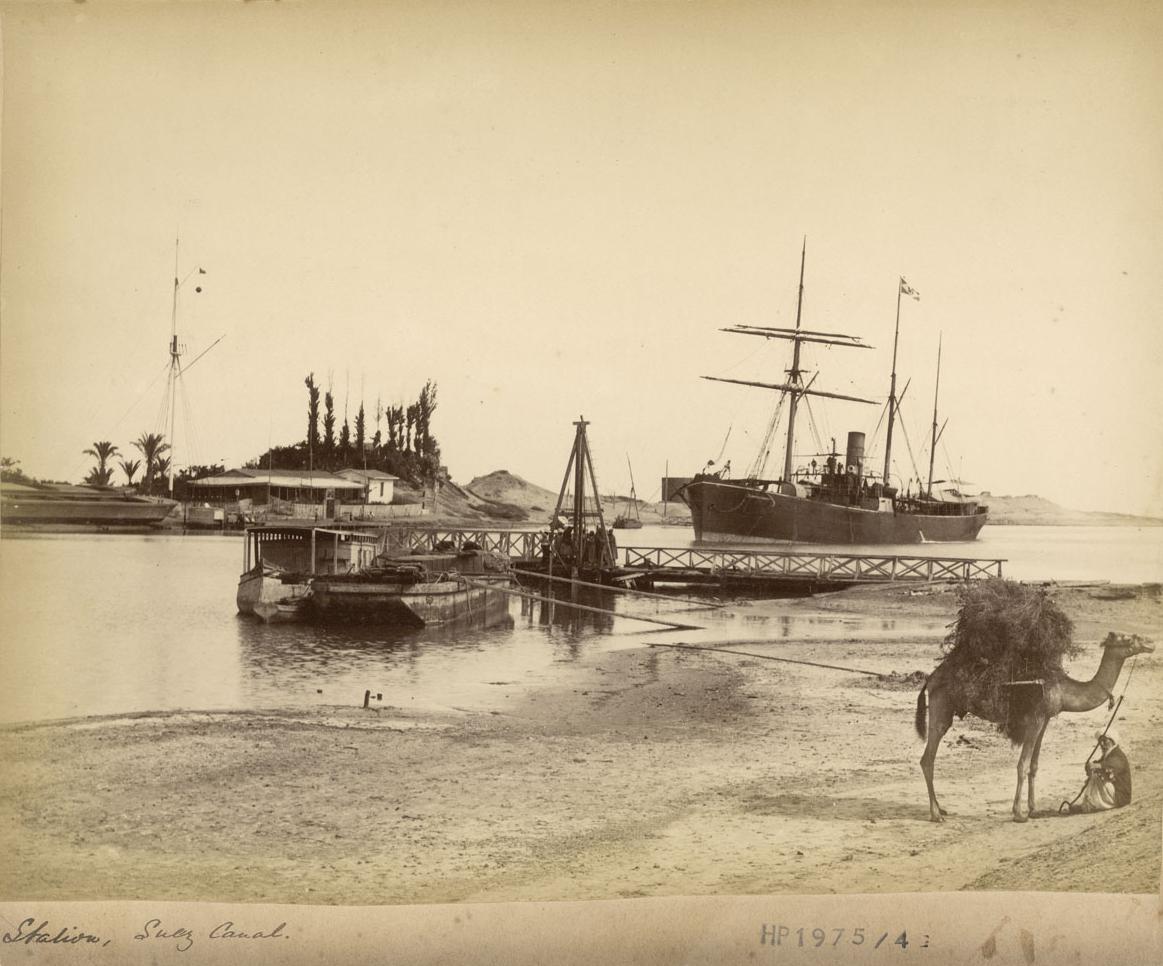 Picture of Cutty Sark in Suez Canal