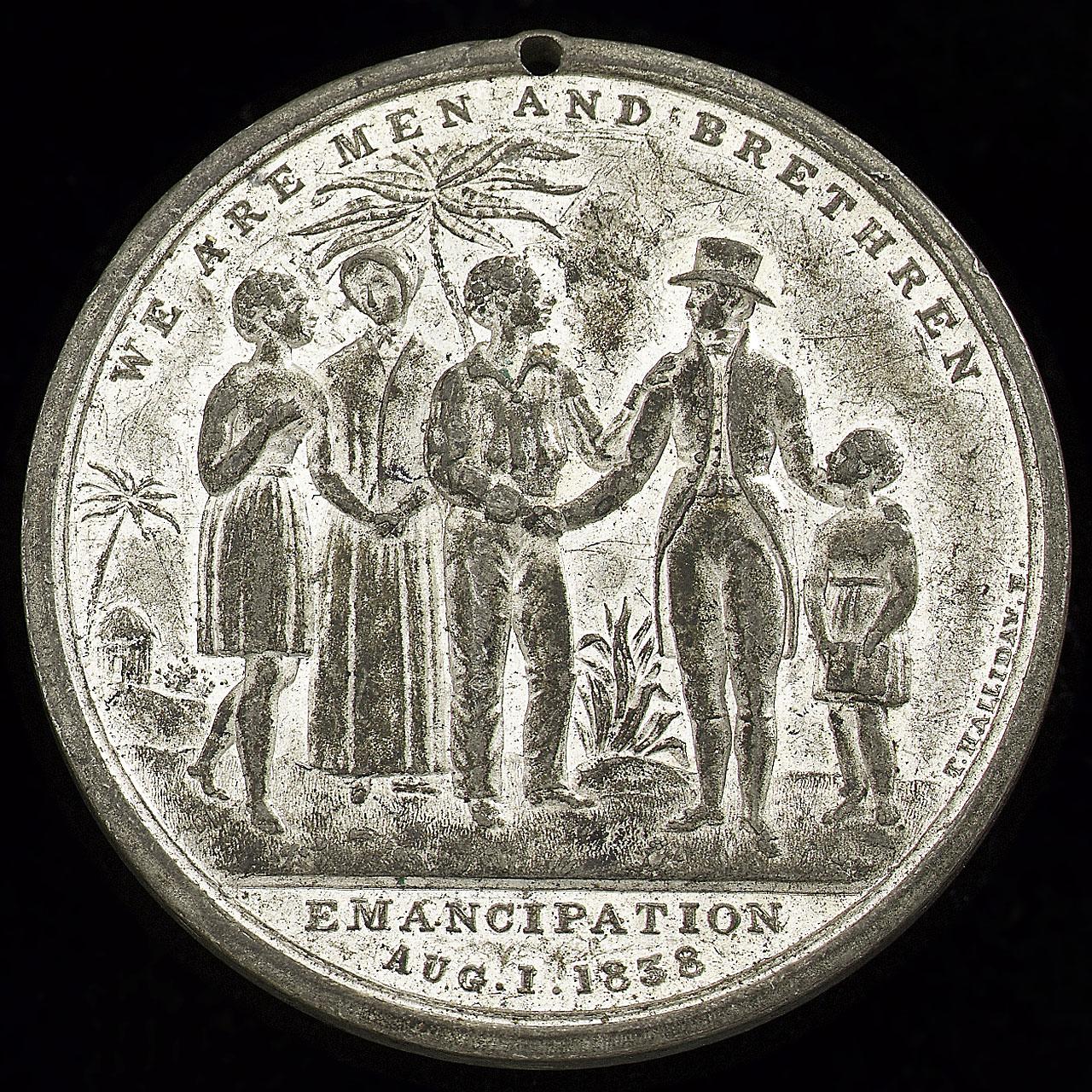 Medal commemorating the ‘Emancipation in the West Indies’ 