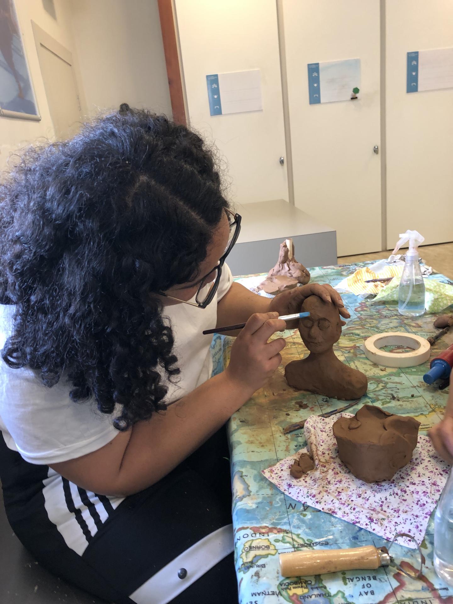 Clay workshop for Refugee Week 2022 'healing' theme