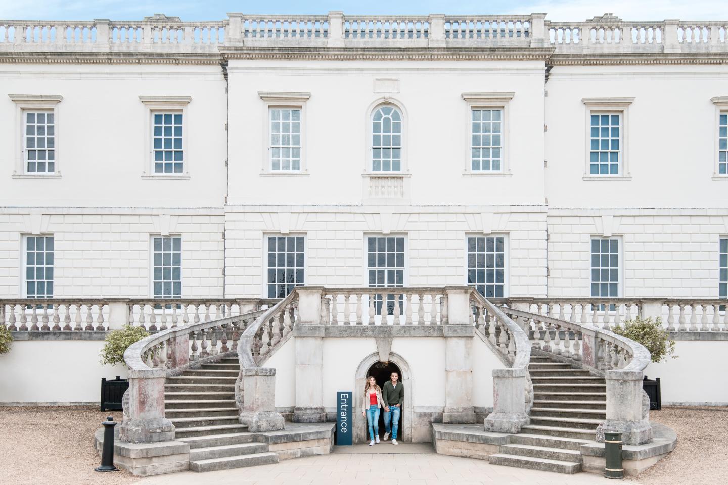 Young couple enjoying the Queen's House