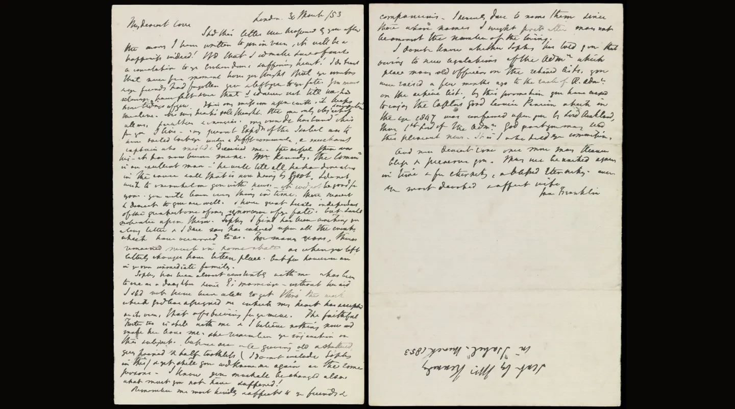 A scanned, handwritten letter.