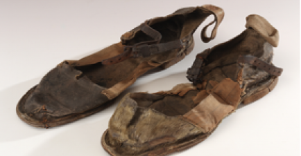 snow shoes worn by Scott on his expedition